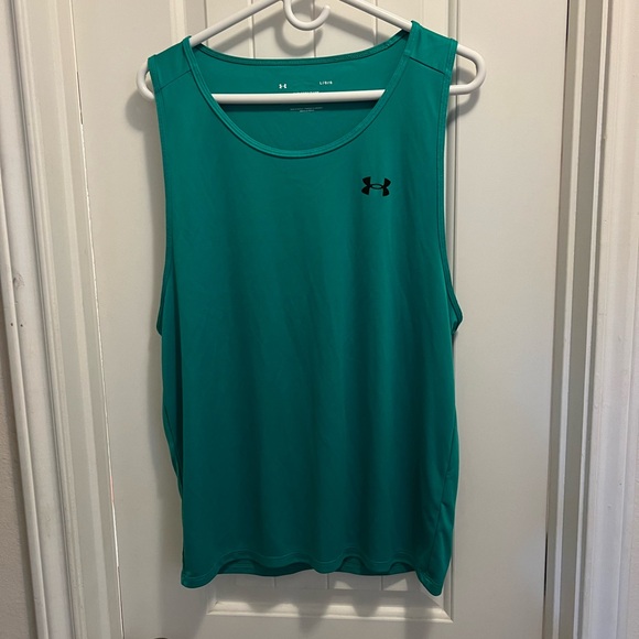 Under Armour Men's Teal Tank Top - Picture 1 of 3
